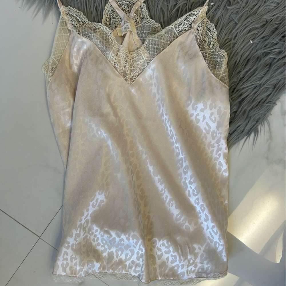 Elegant Cream Lace Camisole top